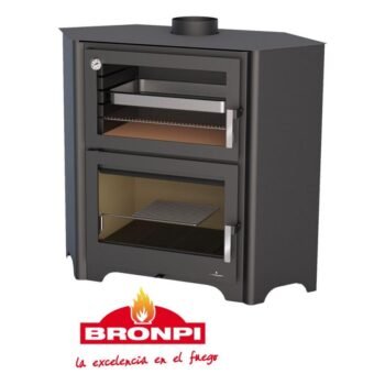 Poêle à bois avec four - BRONPI Murano - R 14 kW