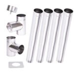 KIT CONDUIT CHEMINÉE SIMPLE PAROI DE 4 M Ø 100 - 200 MM