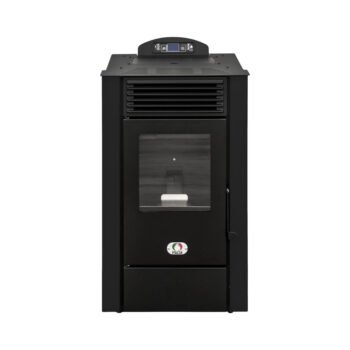 Poêle à granulés en prise d’air directe carré Alaska 9 Kw