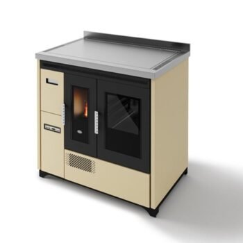 Cuisinière à granulés avec four ventilé - EVA CALOR Enrica 9 kW
