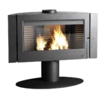 Poêle à bois en fonte Antaya - Anthracite - 12kW