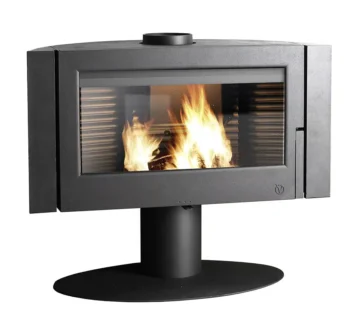 Poêle à bois en fonte Antaya - Anthracite - 12kW