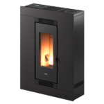 Poêle à granulés Cadel LUCE PLUS 9 - Acier Titanium - 8,5 kW
