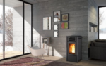 Poêle à granulés GIO de MCZ- Flamme verte 7*, Ecodesign - 8Kw