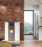 Thermo poêle à pellets hermétique CADEL Maya 16 Puissance 16.1kW