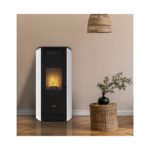 Poêle à granulés étanche canalisable (sortie dessus concentrique) - MEO - 9KW