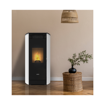 Poêle à granulés étanche canalisable (sortie dessus concentrique) - MEO - 9KW
