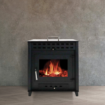 Poêle À BOIS NOA 9 INTERSTOVES - | BÛCHES 50CM + kit conduit 150