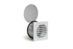 Kit d'entrée d'air frais acier DEVAUX Diam.125 mm, l.15 cm x H.15 cm