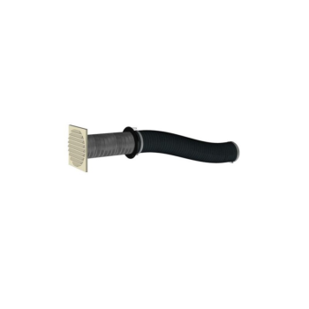 Kit arrivée d'air directe obturable poêle à bois Diamètre 125 mm pour traversée de mur