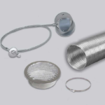 Kit d'arrivée d'air pour poêle à bois - Diamètre 125 mm