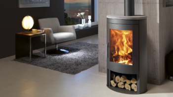 Poêle à bois PANADERO Oval 1 Stone EcoDesign 8.7 Kw