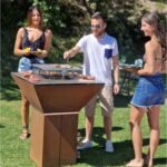 Brasero au feu de bois Colorado Corten