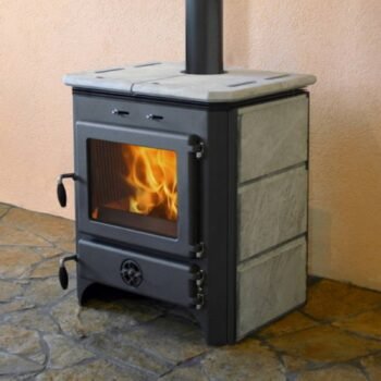 Pack poêle à Bois Hydro Thermo Vulkan Sortie dessus 18kW