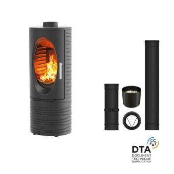 Pack poêle à bois Talisman Godin Sortie dessus 7kW