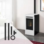 Pack poêle à granulés étanche Vulcano Up + Kit conduits concentrique sortie dessus - 10,8 Kw
