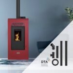 Pack poêle à granulés Vulcano SMS + Kit d'installation sortie dessus 9kW