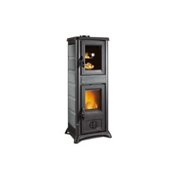 Poêle à bois avec four - LA NORDICA Gemma Forno 5.0 Pierre 7.3 kW