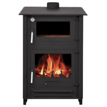 Poêle à bois avec four Paula 13kW