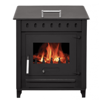 Poêle à bois avec four Bianca 14kW