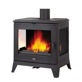 Poêle à bois en fonte 3 faces - BRONPI Bury 14.6 kW