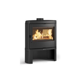 Poêle à bois raccordable en fonte - LA NORDICA Jennifer 2.0 7.7 kW