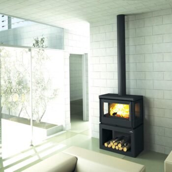Poêle à bois ventilé raccordable 3 faces - BRONPI Versailles 10 kW