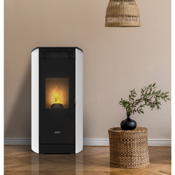 Poêle à granulés étanche (sortie dessus concentrique) - MEO - 8 Kw